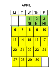 District School Academic Calendar for Jerabek Elementary for April 2026