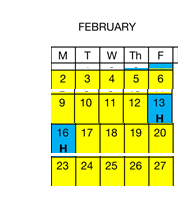 District School Academic Calendar for Jerabek Elementary for February 2026