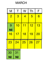 District School Academic Calendar for Jerabek Elementary for March 2026