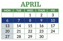 District School Academic Calendar for Sheridan Elementary for April 2026