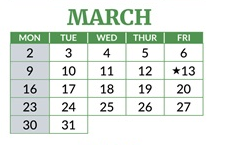 District School Academic Calendar for Sheridan Elementary for March 2026