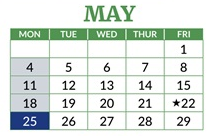 District School Academic Calendar for Sheridan Elementary for May 2026