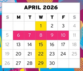 District School Academic Calendar for Lyon for April 2026
