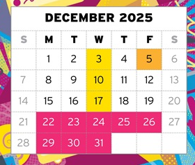 District School Academic Calendar for Lyon for December 2025