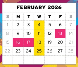 District School Academic Calendar for Lyon for February 2026