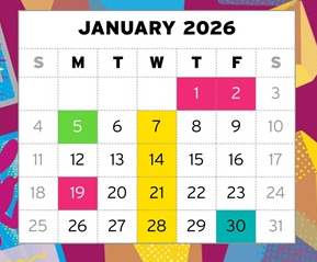District School Academic Calendar for Lyon for January 2026