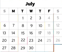 District School Academic Calendar for Lyon for July 2025