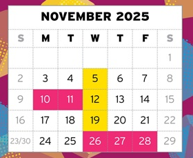 District School Academic Calendar for Lyon for November 2025