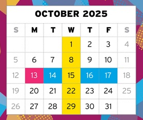 District School Academic Calendar for Lyon for October 2025