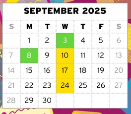 District School Academic Calendar for Lyon for September 2025
