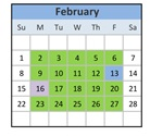 District School Academic Calendar for George C Marshall Elementary for February 2026