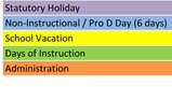 District School Academic Calendar Legend for George C Marshall Elementary