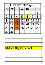 District School Academic Calendar for Desert Trails Elementary for August 2026