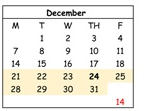 District School Academic Calendar for Mathson (lee) Middle for December 2026
