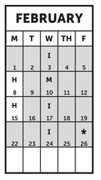 District School Academic Calendar for Edison Elementary for February 2027