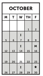 District School Academic Calendar for Edison Elementary for October 2026