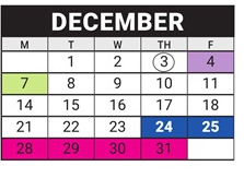 District School Academic Calendar for Riverview Elementary for December 2026