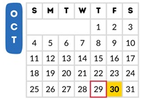 District School Academic Calendar for Dan Spalding Academy for October 2026