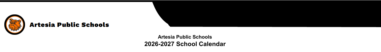 District School Academic Calendar Key for Penasco Elementary