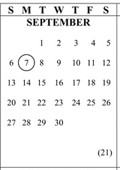 District School Academic Calendar for West Mall Alternative for September 2026