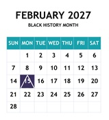District School Academic Calendar for Sixth Avenue Elementary School for February 2027