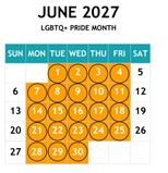 District School Academic Calendar for Sixth Avenue Elementary School for June 2027