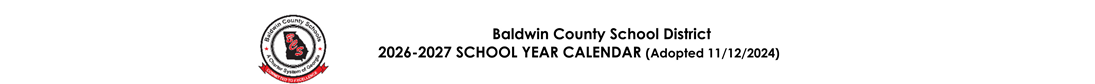 District School Academic Calendar for Elberta Elementary School