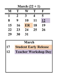 District School Academic Calendar for Abraham Lincoln School for March 2027