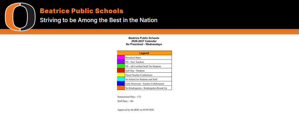District School Academic Calendar Key for Stoddard Elementary School