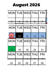 District School Academic Calendar for Foster (stephen) Elementary for August 2026
