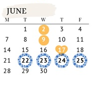 District School Academic Calendar for Amity Creek Elementary School for June 2027