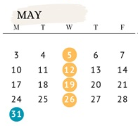 District School Academic Calendar for Amity Creek Elementary School for May 2027