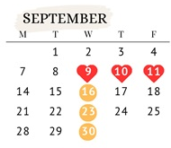 District School Academic Calendar for Amity Creek Elementary School for September 2026