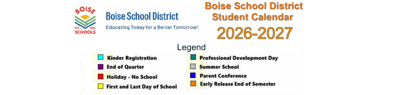 District School Academic Calendar Key for Hillside Junior High School