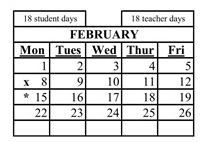 District School Academic Calendar for J. Marion Roynon Elementary for February 2027