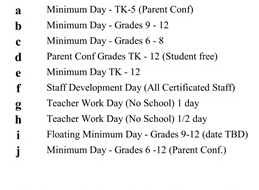 District School Academic Calendar Legend for J. Marion Roynon Elementary