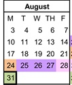 District School Academic Calendar for Rocky Mountain Middle School for August 2026