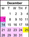 District School Academic Calendar for Rocky Mountain Middle School for December 2026