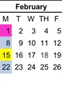 District School Academic Calendar for Rocky Mountain Middle School for February 2027