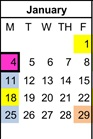 District School Academic Calendar for Rocky Mountain Middle School for January 2027