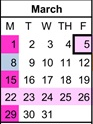 District School Academic Calendar for Rocky Mountain Middle School for March 2027