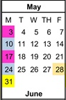 District School Academic Calendar for Rocky Mountain Middle School for May 2027