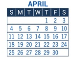 District School Academic Calendar for Ryan Elementary School for April 2027
