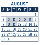 District School Academic Calendar for Ryan Elementary School for August 2026