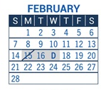 District School Academic Calendar for Ryan Elementary School for February 2027