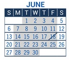 District School Academic Calendar for Ryan Elementary School for June 2027