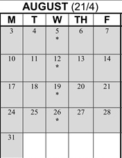 District School Academic Calendar for Brentwood Elementary for August 2026