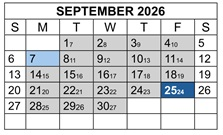 District School Academic Calendar for Avery's Creek Elementary for September 2026