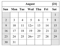 District School Academic Calendar for Calaveras Educational Transitions 7-12 for August 2026