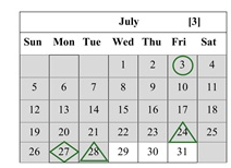 District School Academic Calendar for Calaveras Educational Transitions 7-12 for July 2026